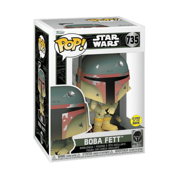 Star Wars Fett Legacy Boba Fett Glow-in-the-Dark Funko Pop! Vinyl Figure #735