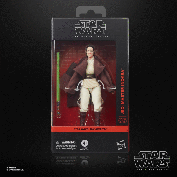 STAR WARS The Black Series Jedi Master Indara, The Acolyte Collectible 6 Inch Action Figure (Damage Box)