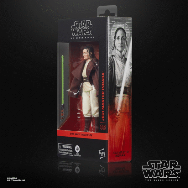 STAR WARS The Black Series Jedi Master Indara, The Acolyte Collectible 6 Inch Action Figure (Damage Box)