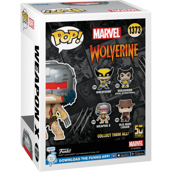 Wolverine 50th Anniversary Weapon X Funko Pop! Vinyl Figure #1373
