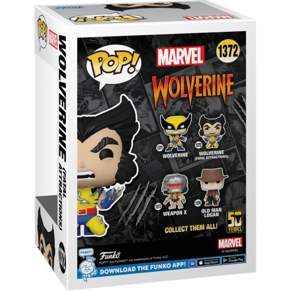 Wolverine 50th Anniversary Wolverine (Fatal Attractions) Funko Pop! Vinyl Figure #1372